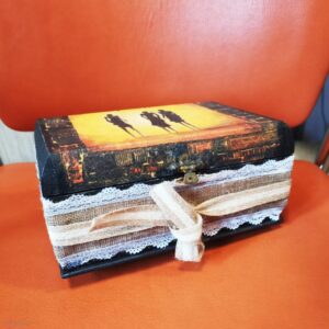 Lesena skrinja - AFRIKA  Masaji