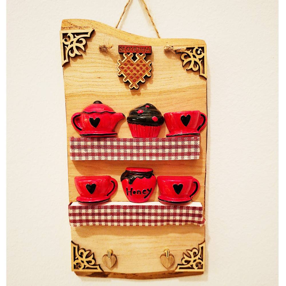 NAŠA KUH'NA - rdeče/črna